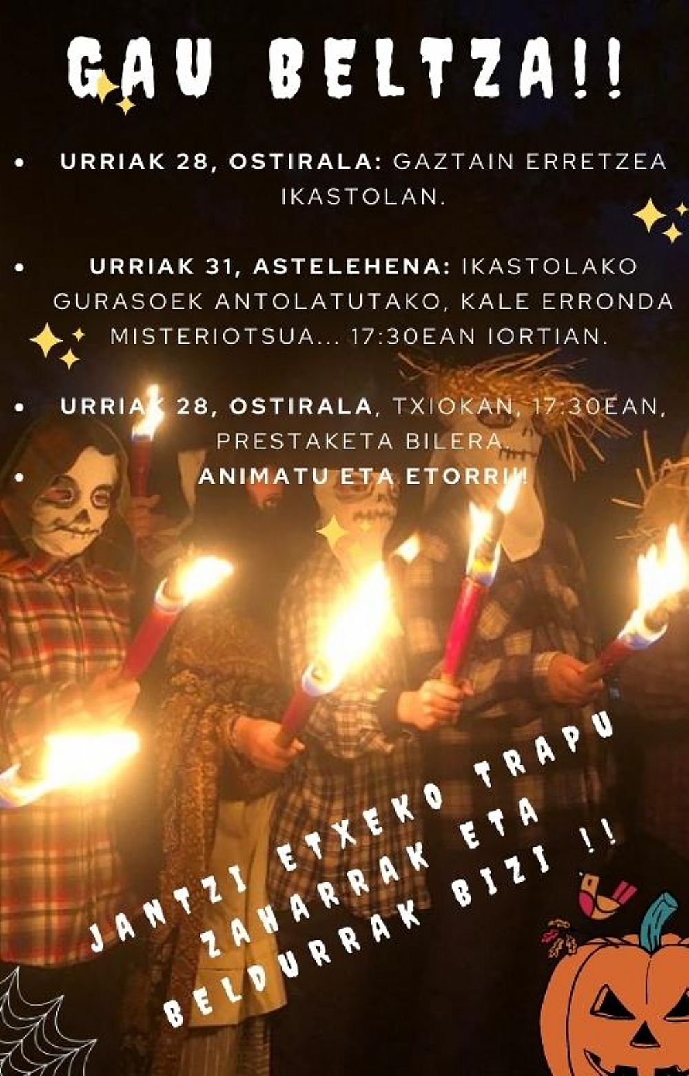 Xanduli, Manduli, Kikirriki.... #GauBeltza #euskalduna