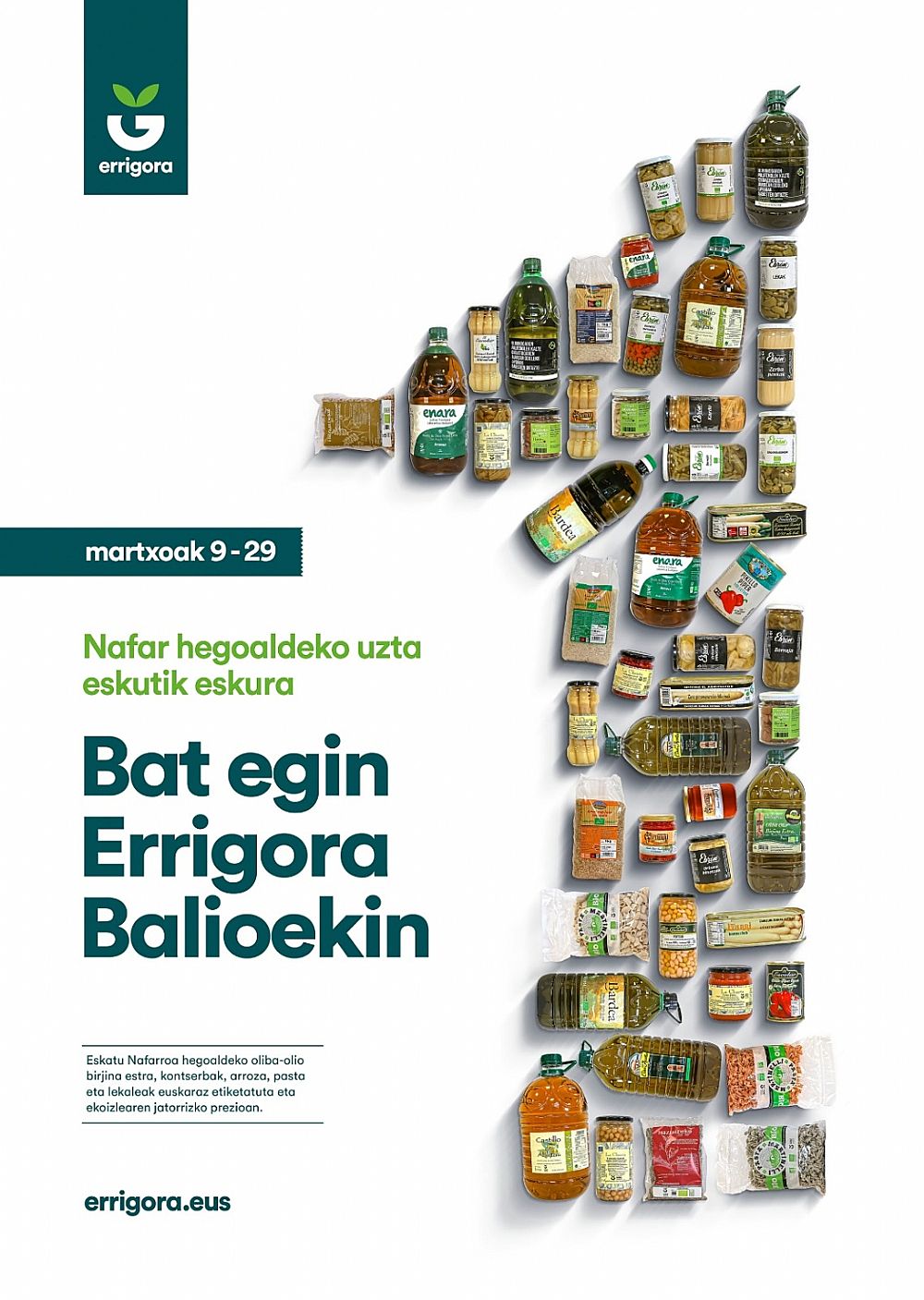 ERRIGORA-UDABERRIKO ESKAINTZA
