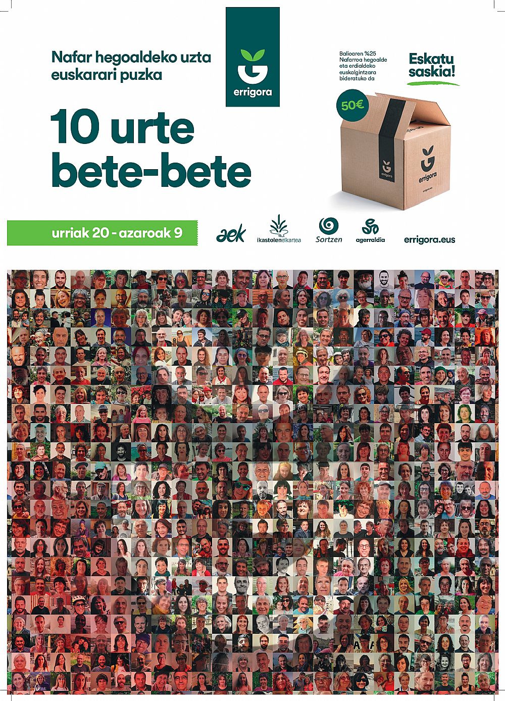 NAFAR HEGOALDEKO UZTA, EUSKARARI PUZKA