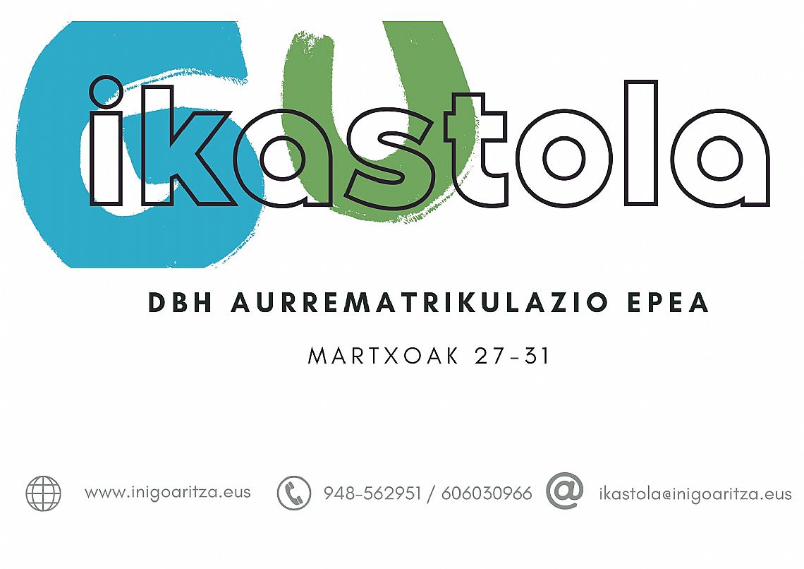 DBH MARTXOAK 27-31 AURREMATRIKULAZIO EPEA